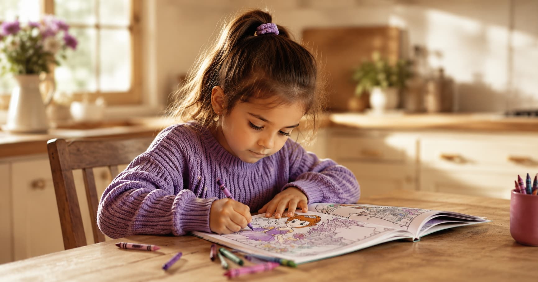 Why Children Color Better When They Care About the Story