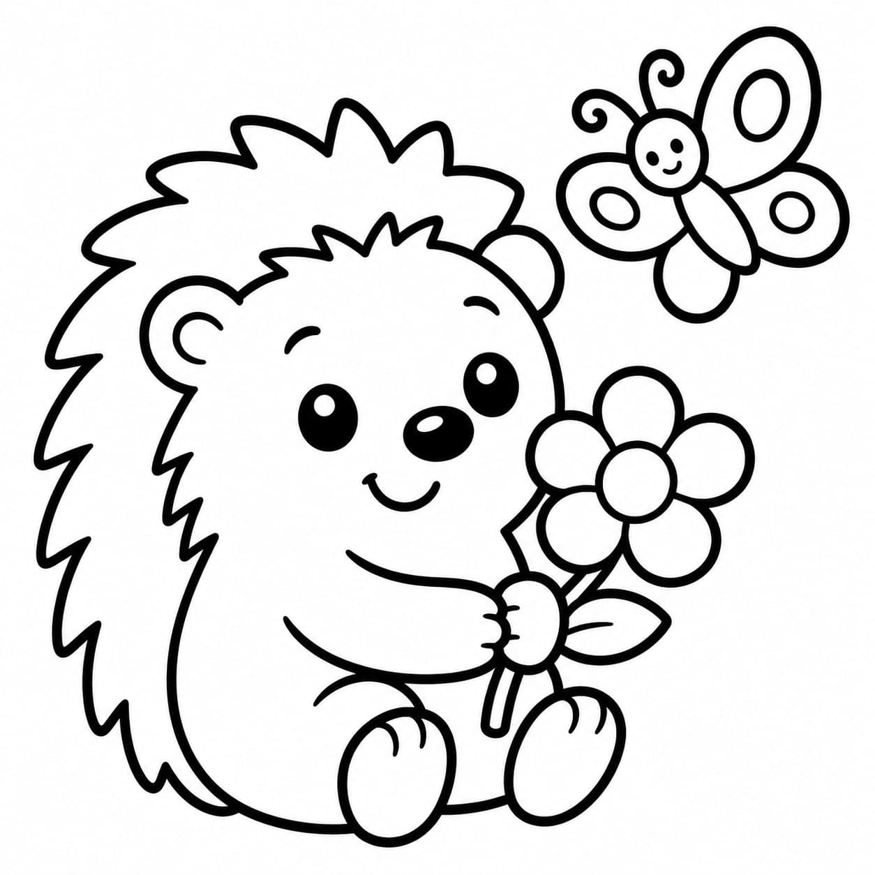 Animals coloring page sample for Ages 3–5